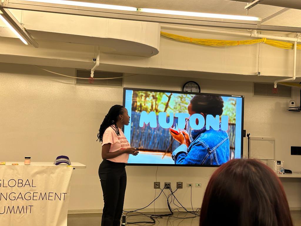 sayecompany's tweet photo. What a proud moment 👏👏. Our founding CEO @aminaumuhoza today has presented our work at @NorthwesternU 🇺🇸 in #GES and we love to see this #rwot #mpiarwanda #dukataze #sayecompanyltd https://t.co/EsUXH6HU48