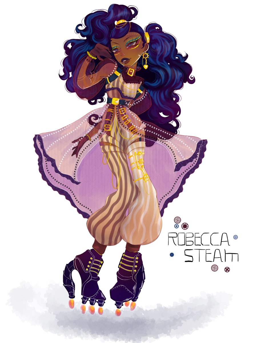 TannieyLy's tweet photo. I hope I did her justice 🙇♀️ i wonder if she’ll appear in g3 #MonsterHigh #Robecca https://t.co/U77pl6YJVA
