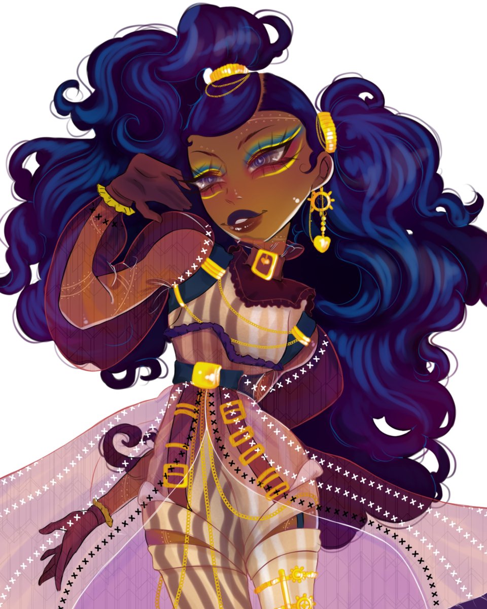 TannieyLy's tweet photo. I hope I did her justice 🙇♀️ i wonder if she’ll appear in g3 #MonsterHigh #Robecca https://t.co/U77pl6YJVA
