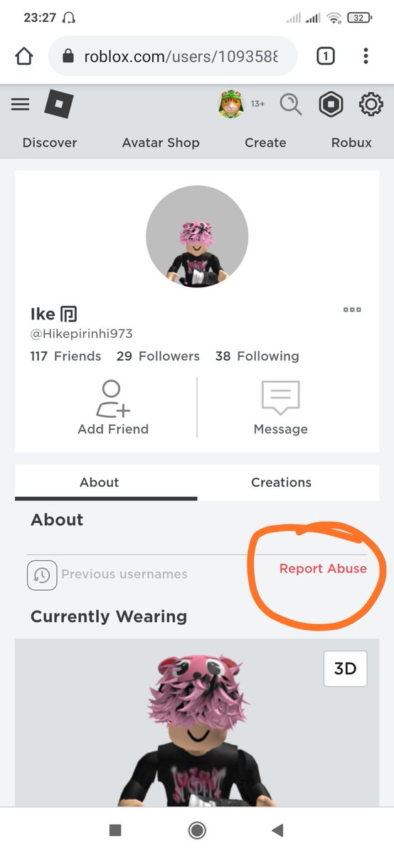 RobloxNisaYT's tweet photo. ✅ Solved: Ike has changed game name, description but we is backed. Click "Report Abuse" button and, click scamming button and, tell fake notes to get permanently IP banned on website. https://t.co/1b4r3W6Nr1