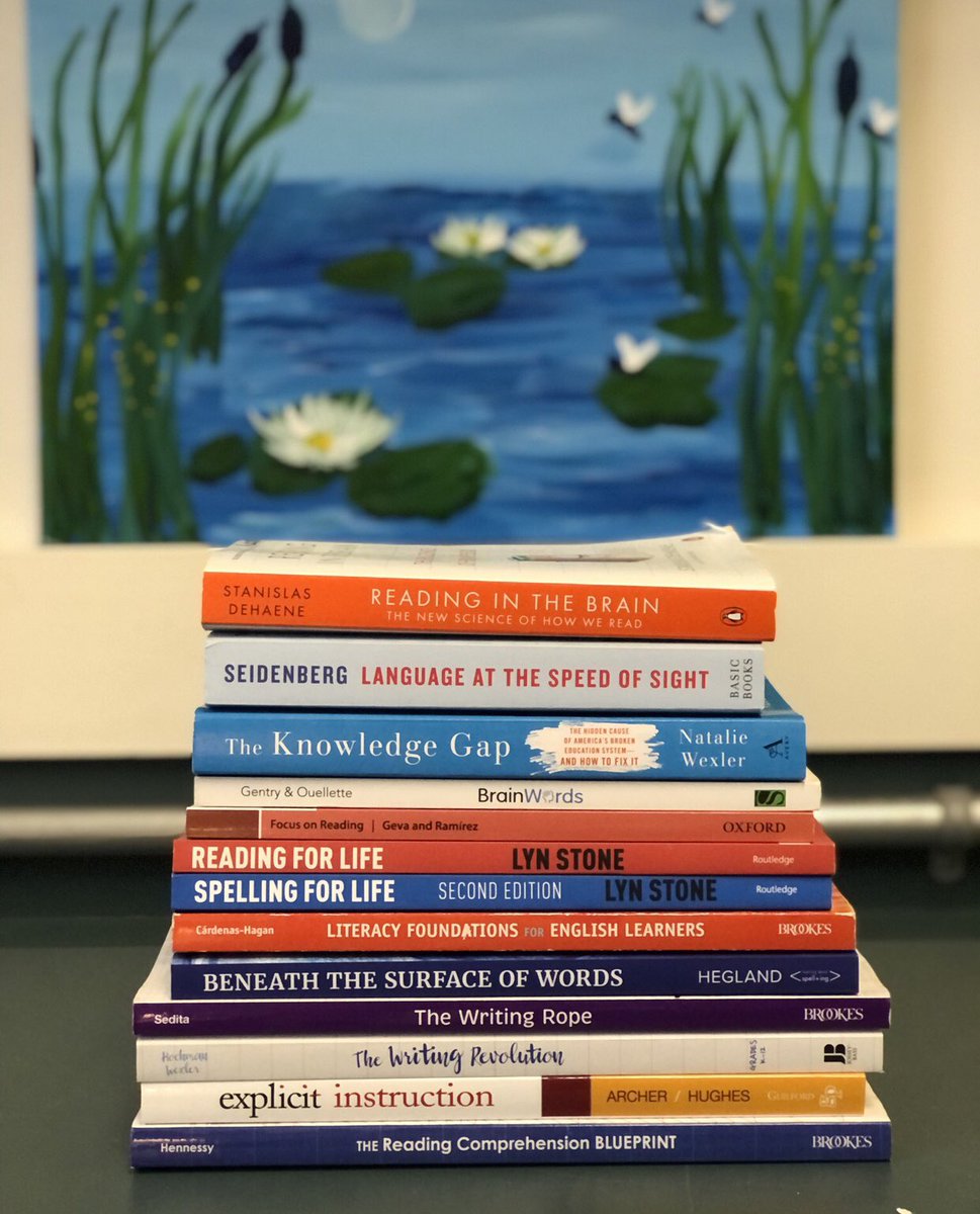 MmeLockhartLDS's tweet photo. And here are a few more that I forgot to mention (but have in our #SORLendingLibrary at @RideauPS_LDSB):
✅Unlocking Literacy
✅Beneath the Surface of Words
✅Reading Comprehension BluePrint
✅Brain Words by @RaiseReaders @OuelletteDr
✅Proust & the Squid by Maryanne Wolf https://t.co/kWfwbSkeDc