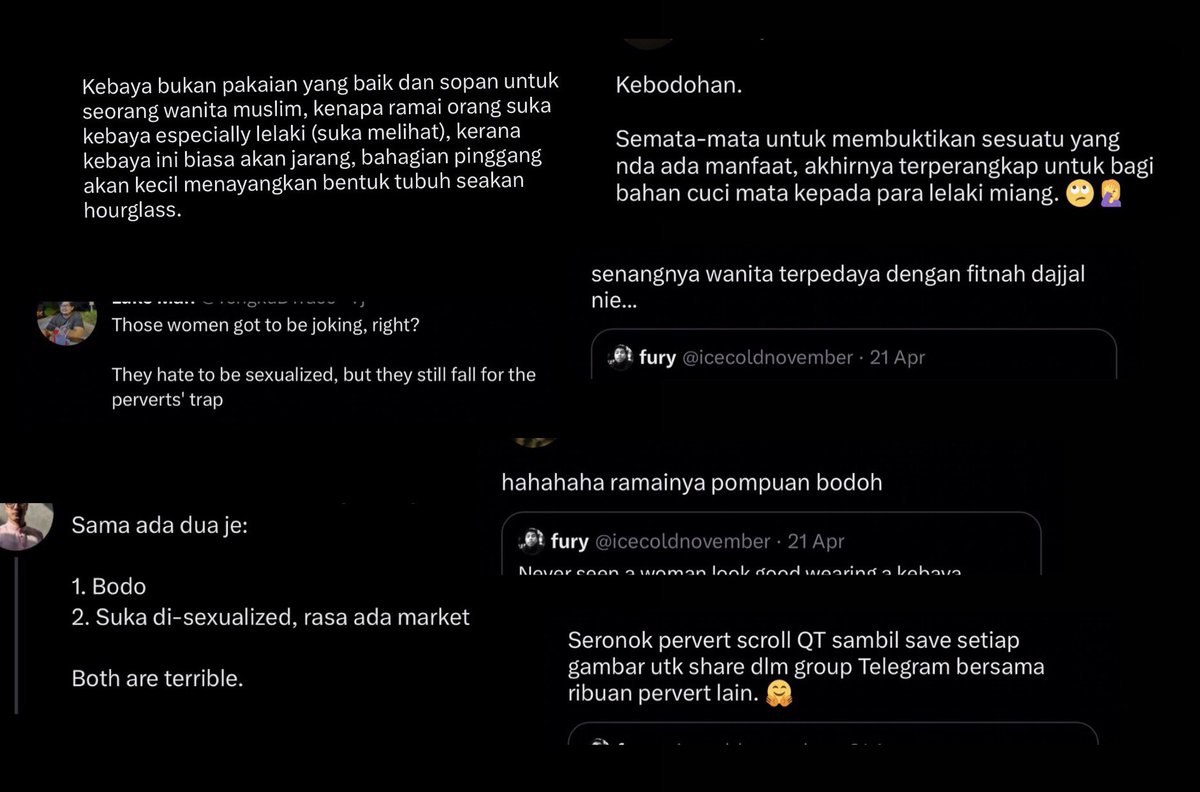 alambenda's tweet photo. Indonesian and Malaysian girls: having fun showing beautiful kebaya in selfies or with their friends

Indonesian boys: saying funny things and joking around

Malaysian boys: https://t.co/mwXXkPsjMN