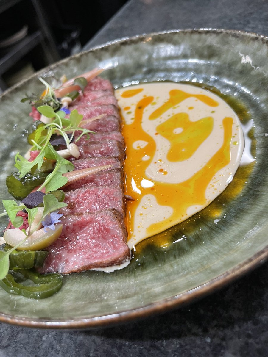 | Wagyu japonais | de l’art sur votre assiette #chefsplate #wagyu #wagyubeef #tataki #japanesecuisine #mtlfood #montreal #parkrestaurant