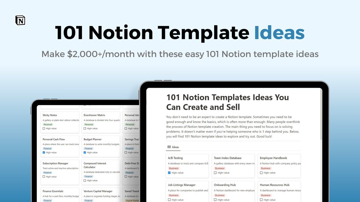 INotion On Twitter I Made 6k By Selling Notion Templates That s 1-million-selling-notion-templates-in-a-single-year-ebiz-facts