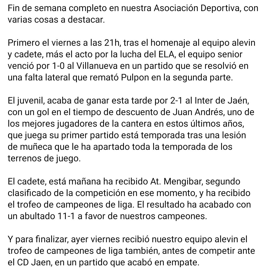 Asociacion Deportiva Mancha Real tweet media