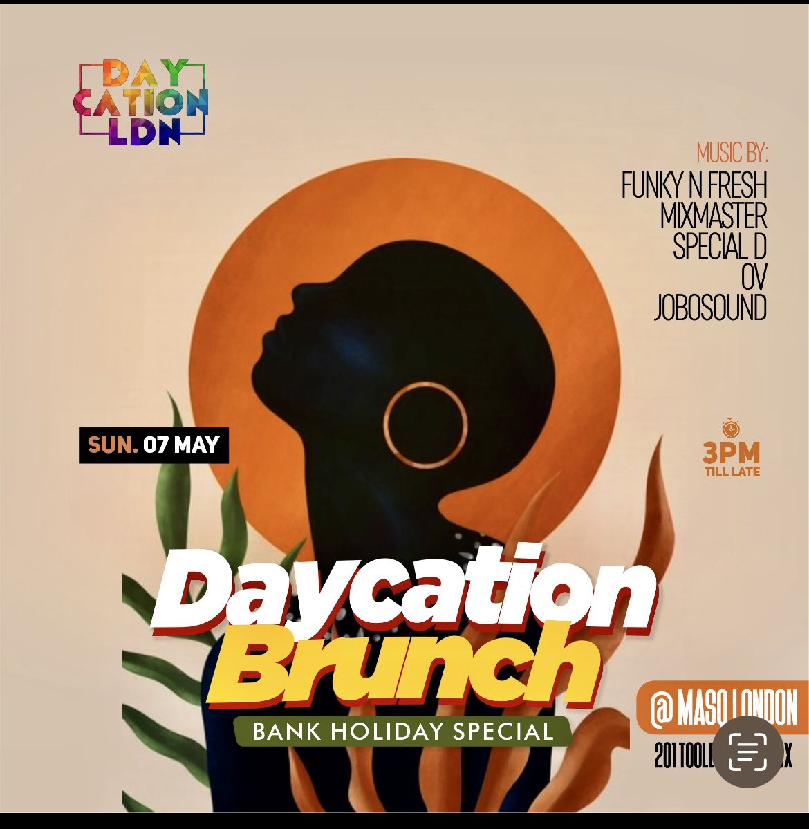 tbkevents's tweet photo. Home Sweet Home 

We are happy to bring to you our 1st event of the year 

DAYCATION BRUNCH 

On Bank Holiday Sunday 7th May 

⌚️3pm till late 

📍@masqlondon 

https://t.co/D1ObQO7F4r https://t.co/IFYrniM5wD