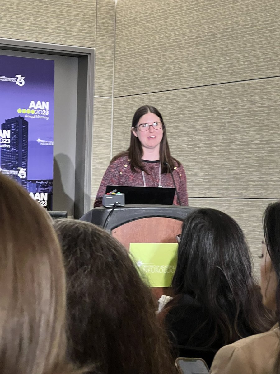 kmsellick's tweet photo. Love getting to see my mentor and amazing PD @melissarayhill present about preventive and abortive migraine therapies in pregnancy and lactation! #AANAM #neurotwitter @UBneurology @AANmember https://t.co/Ad2Uo94eER