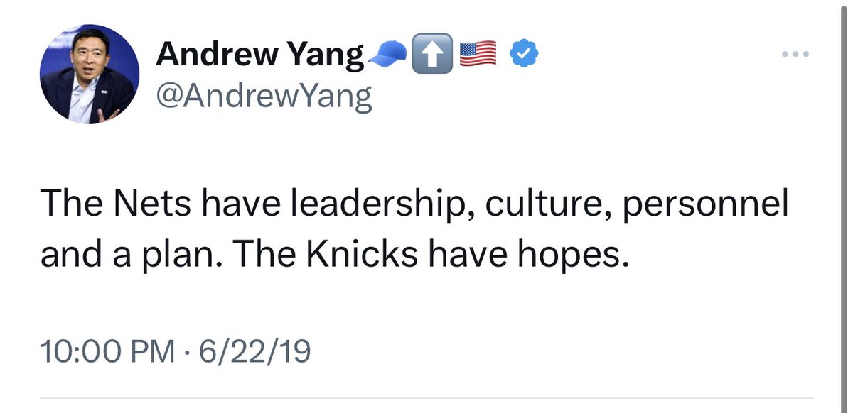 Knicks Memes on Twitter "Oh nooooooooo Nets superfan Andrew Yang what