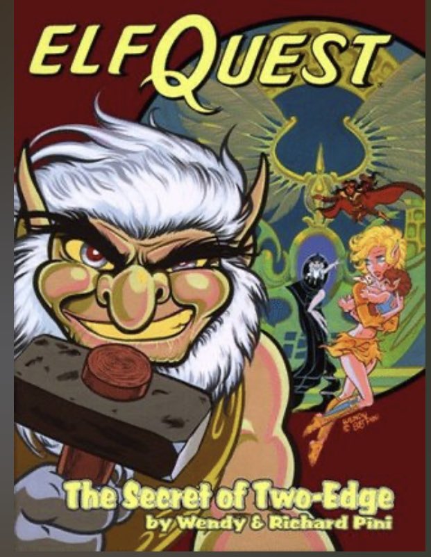 JenniferZyren's tweet photo. "What was the comic that really got you into comics? not your first comic, but the comic that pulled you in for life."

ElfQuest. Heroic and epic fantasy in comic form and I KNEW that’s what I wanted to do. https://t.co/p0sQYTOP8z