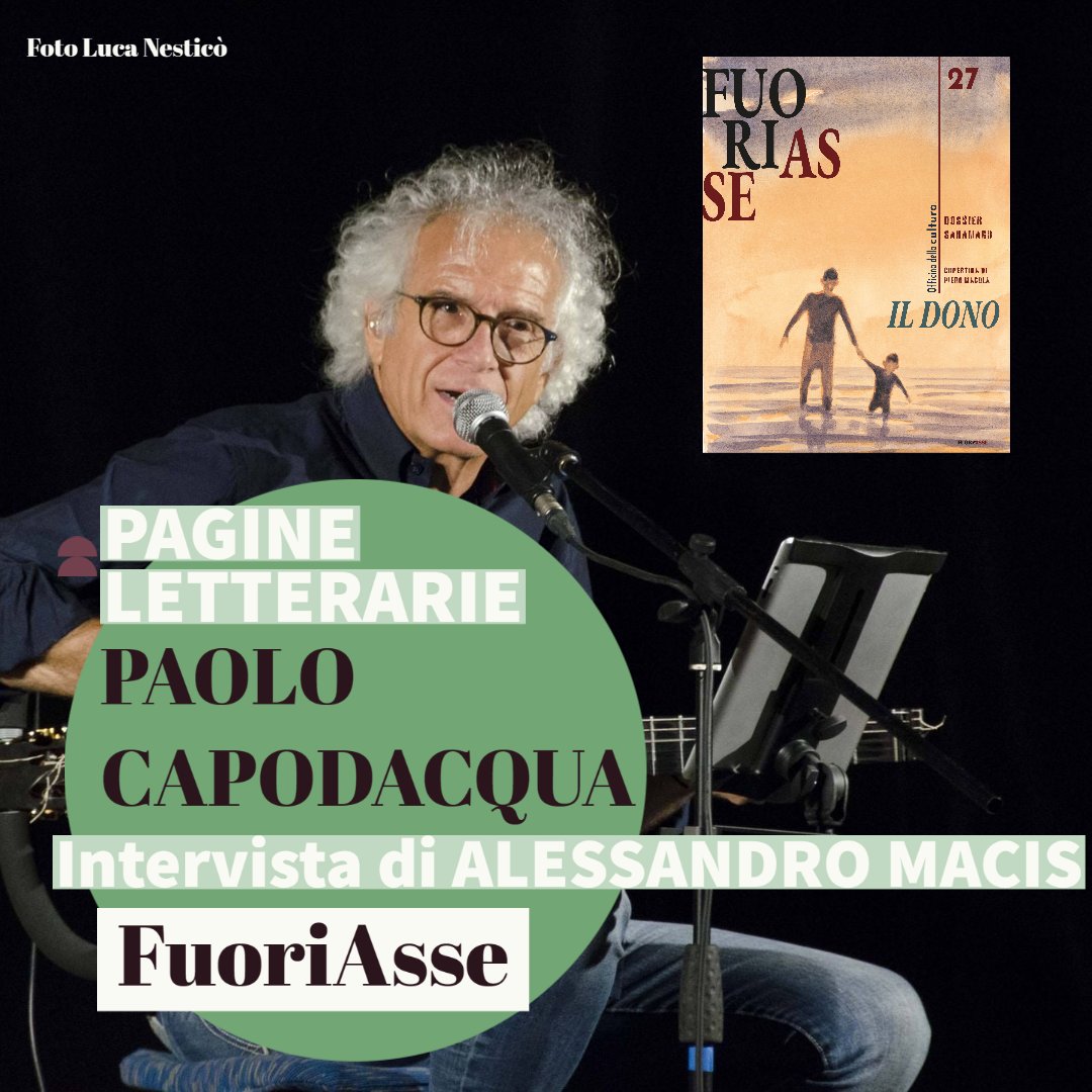 FuoriAsse's tweet photo. Pagine Letterarie: Alessandro Macis intervista Paolo Capodacqua
https://t.co/KepnYkV4QZ https://t.co/CqC7NhveHV