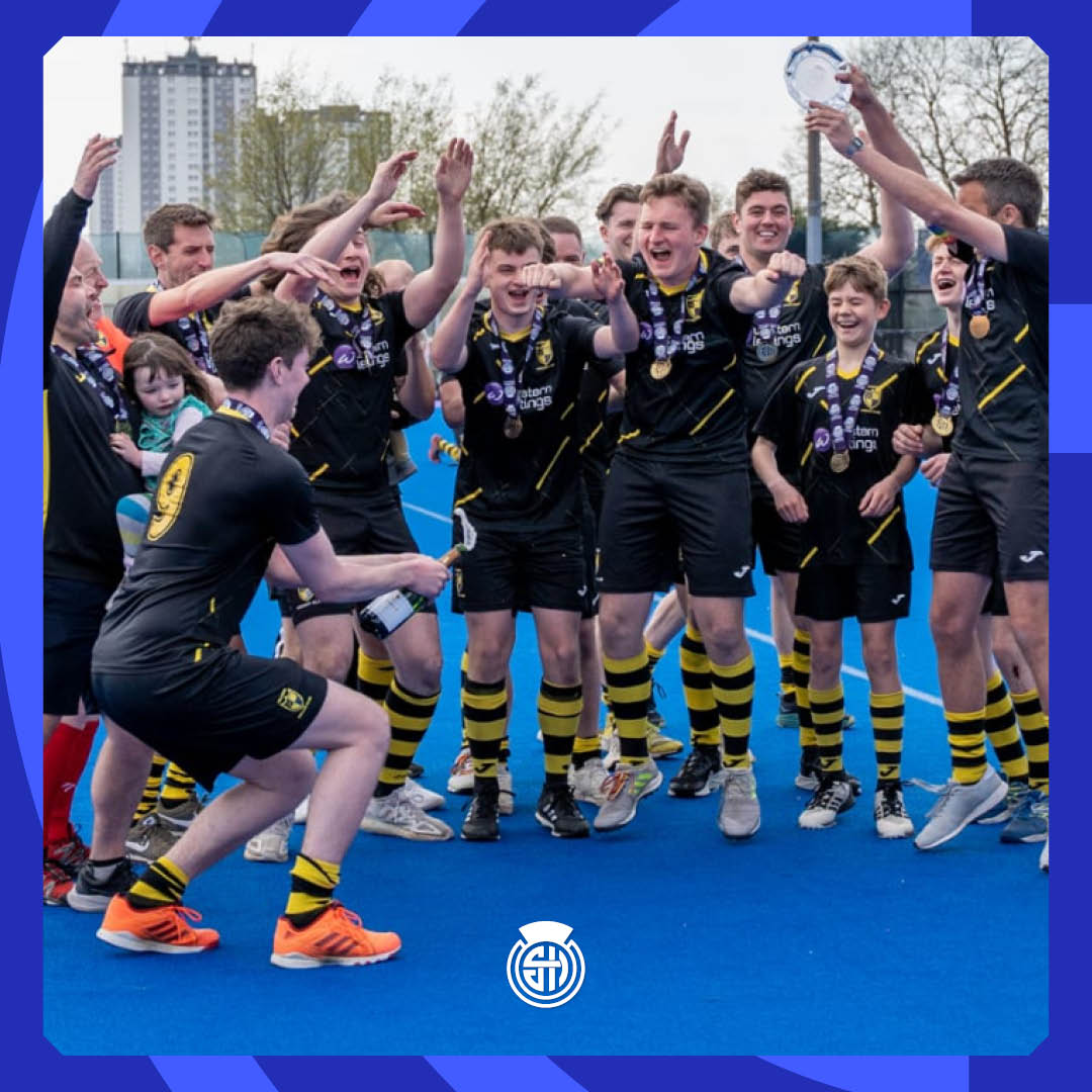 ScottishHockey's tweet photo. Hillhead 2s - men's Regional Champions! 👏👏🏆 https://t.co/uNVHcWSXOI