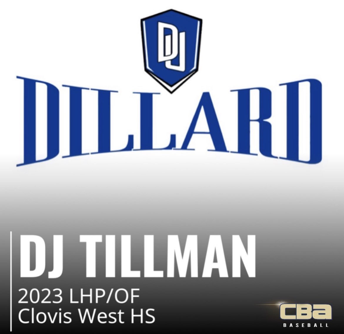 Excited to announce I will be heading to New Orleans, Louisiana to continue my academic and athletic career at Dillard University! Go Bleu Devils!💙 <a href="/BleuDevilBSB/">Dillard University Baseball</a> <a href="/CBAMarlins/">CBA Marlins</a> <a href="/cw_hardball/">Clovis West Baseball</a>