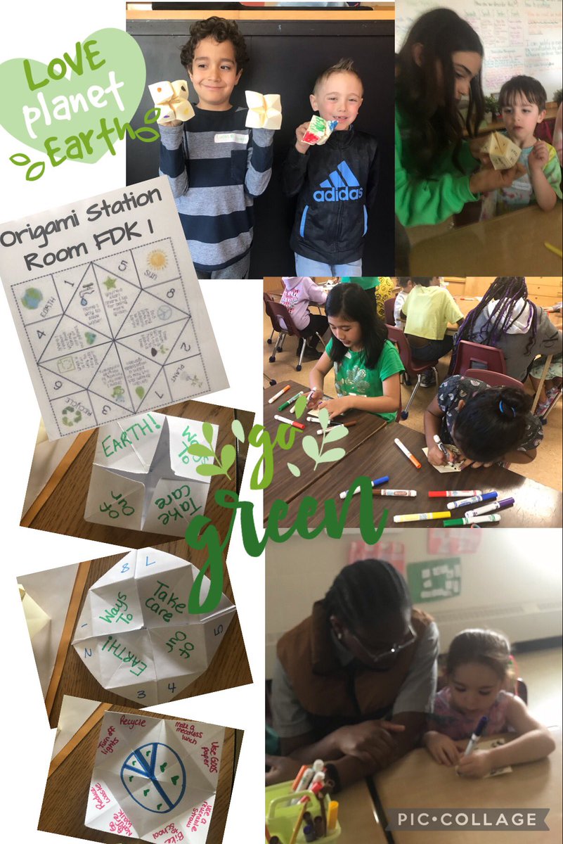 BFAGreenTeam1's tweet photo. We ended #EarthSpiritWeek @DPCDSB_BFA in celebration of #EarthDay2023 by learning at Earth Stations with fun eco-friendly activities. Bulldogs created #Earthday origami cootie catchers using #GOOSPaper by writing some of the ways they will care for our planet @EcoSchoolsCAN https://t.co/aEiC6yTNPX