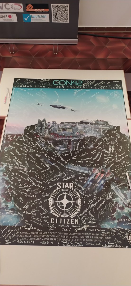 Con42DE's tweet photo. Best damn community in the verse! #bdsse #con42 #starcitizen @RobertsSpaceInd https://t.co/SVyPit5vV5