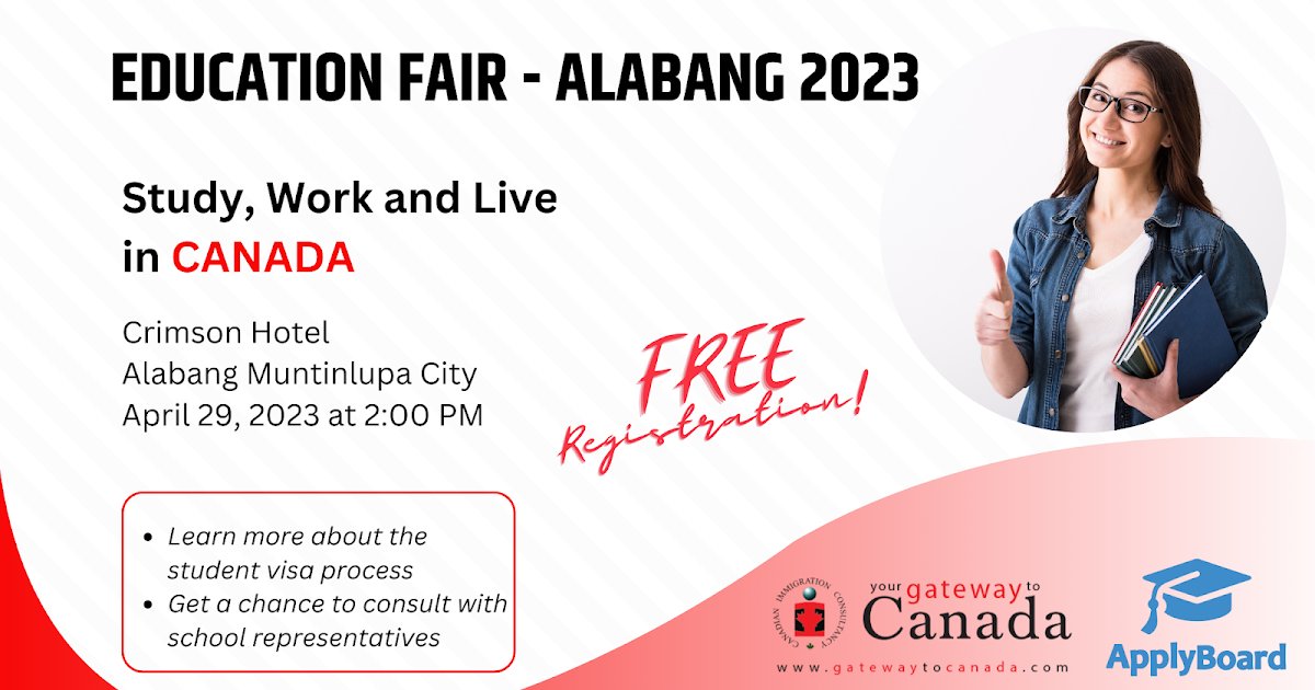 gatewaytocanada's tweet photo. Study in Canada Education Fair - Crimson Hotel April 2023 https://t.co/G2ML9QUpqL https://t.co/bLn6Yp3SYt