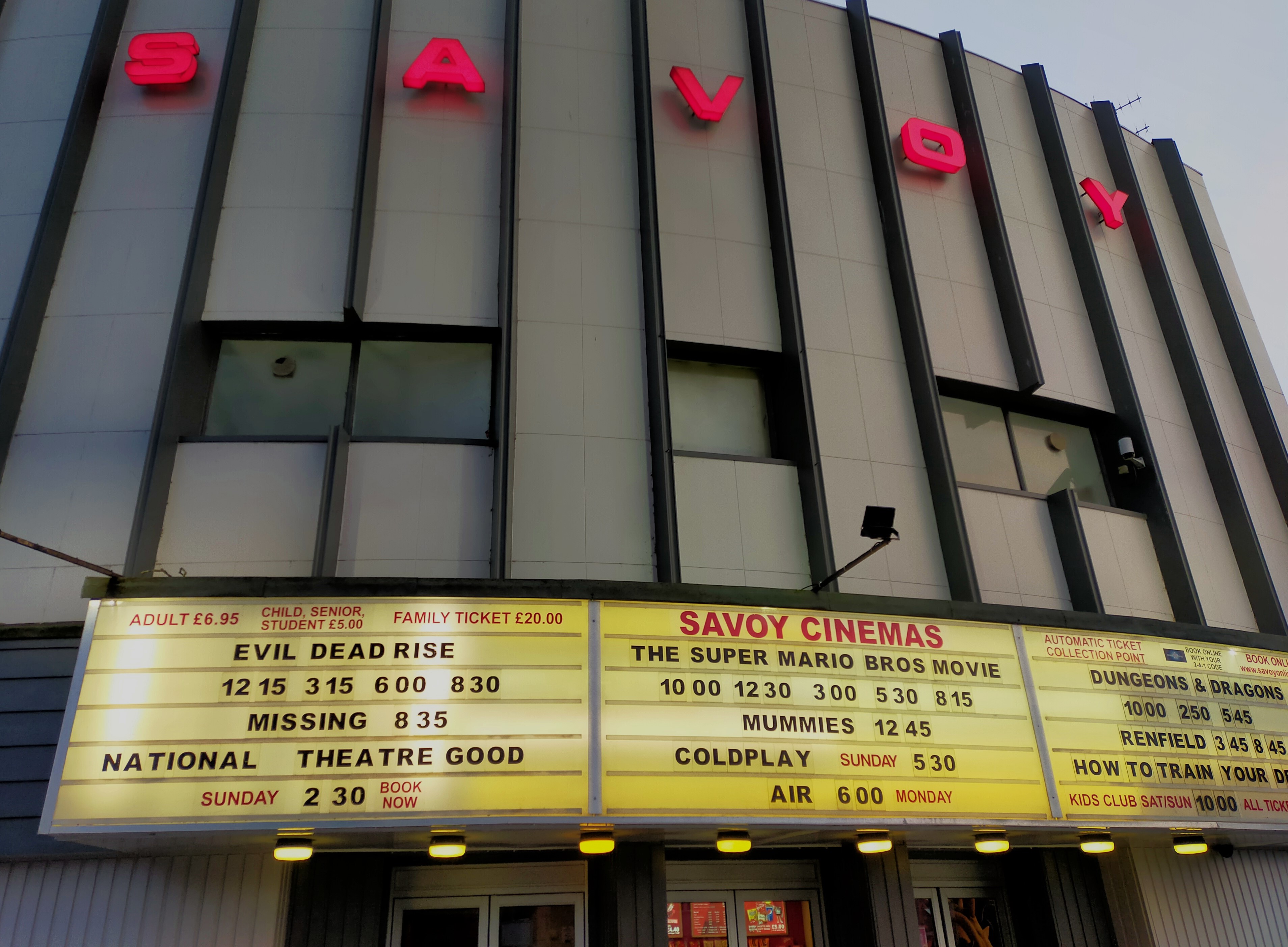 Savoy Cinemas UK (savoycinemasuk) / Twitter