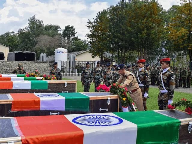 newhostelru's tweet photo. We boarders of New Hostel bow down and convey our deep condolences to the families of martyred brave soldiers of Rashtriya Rifles regiment who laid their lives in the coward terrorist attack at the poonch sector of J&amp;K.  

#the_new_hostel 
#totalNew 
#ravenshawuniversity https://t.co/qNjBIaAkbT