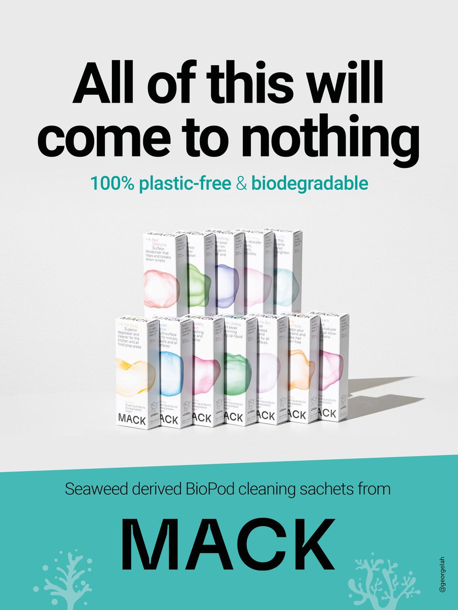 OMB <a href="/keepitmack/">MACK</a> #EarthDay #SeaweedSachets Brief WINNER:

<a href="/georgelah/">George  ⏱️</a> 

Winning a year’s supply of MACK Cleaning Products. 👏