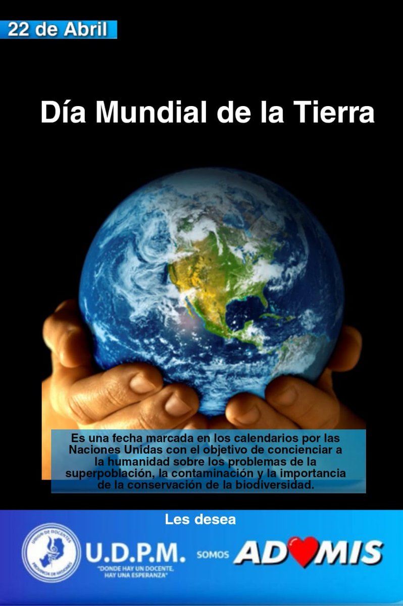 Es única...cuidémosla!!! 🌳🪴🦠🪼🐾🐾