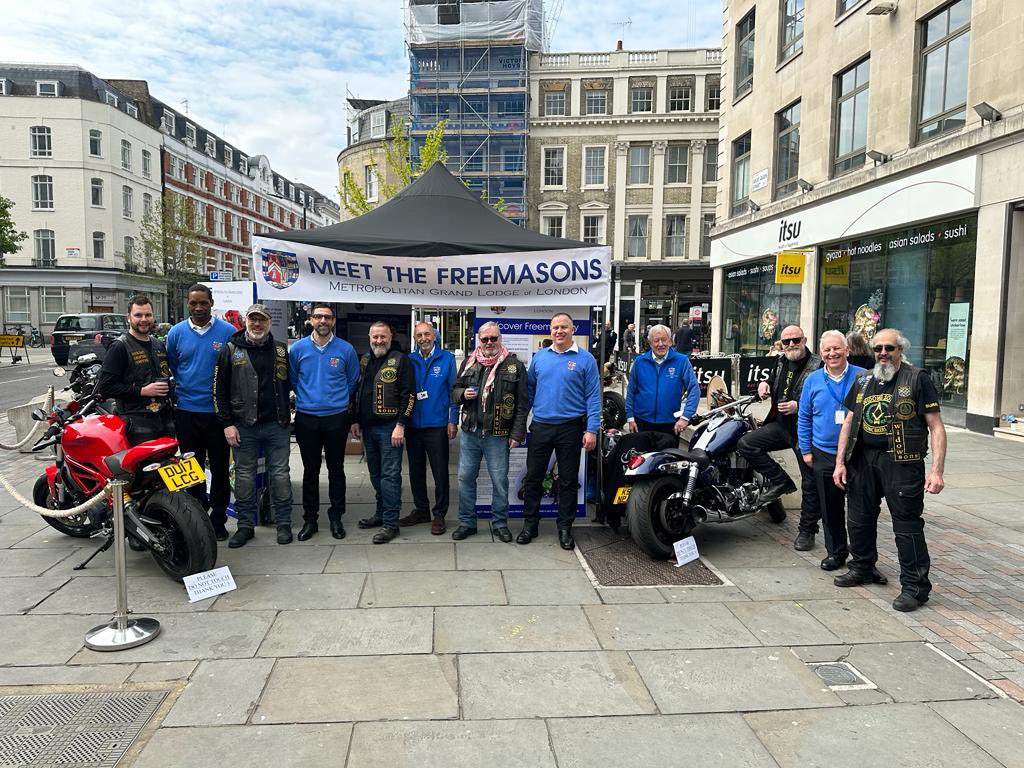 Today outside <a href="/UGLE_GrandLodge/">United Grand Lodge of England</a> <a href="/OFFICIAL_WSMBA/">Widows Sons Masonic Bikers Association</a> <a href="/DerbysFreemason/">Derbyshire Freemasons</a>