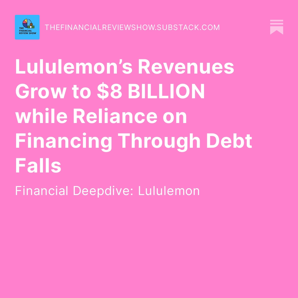 finance_visual's tweet photo. Newsletter released! 🚨

Lululemon under the spotlight in this weeks newsletter.

Check out the newsletter through the link below.

https://t.co/HV9JLJ74b0 https://t.co/B4dIFvN2Wl