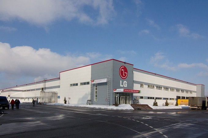 Пан Пачковский on Twitter: "Завод LG Electronics в московской области ...