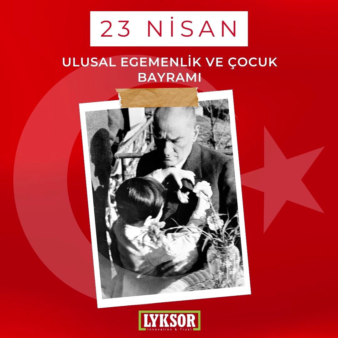 Barışın, sevginin, umudun ve kardeşliğin simgesi olan çocuklarımıza güzel bir gelecek umuduyla tüm dünya çocuklarının 23 Nisan Ulusal Egemenlik ve Çocuk Bayramı Kutlu Olsun.

#Lyksor #23nisanulusalegemenlikveçocukbayramı