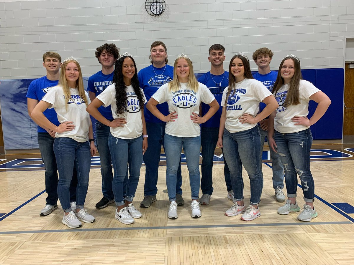 It’s time for Prom!  Congratulations to this year’s Prom Court! #UWoodEaglePride