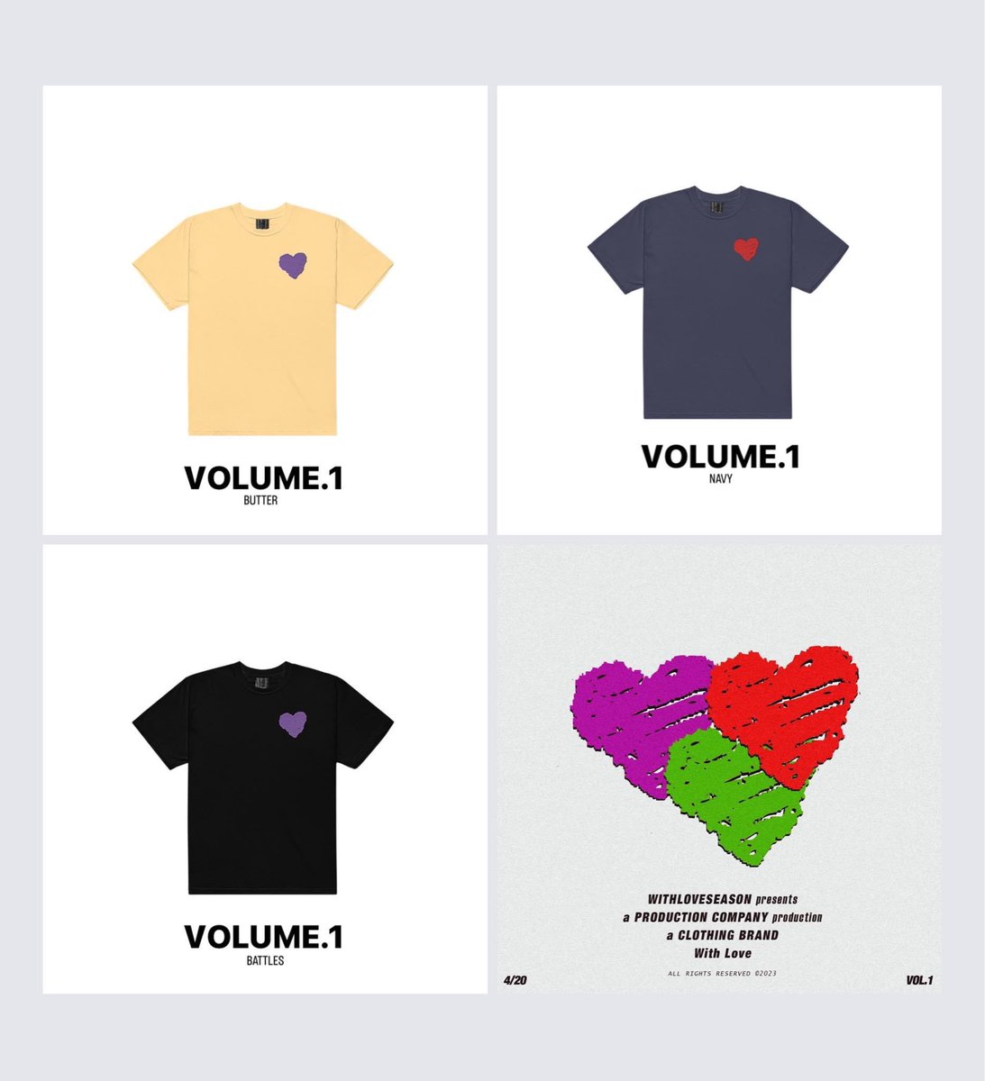 withloveseason's tweet image. With Love Season Vol.1 ❤️💚💜 out now.
-
100% Cotton 6.1 oz Heavy Tee. 
-
Full Embroidery 
- 
#withloveseason #linkinbio