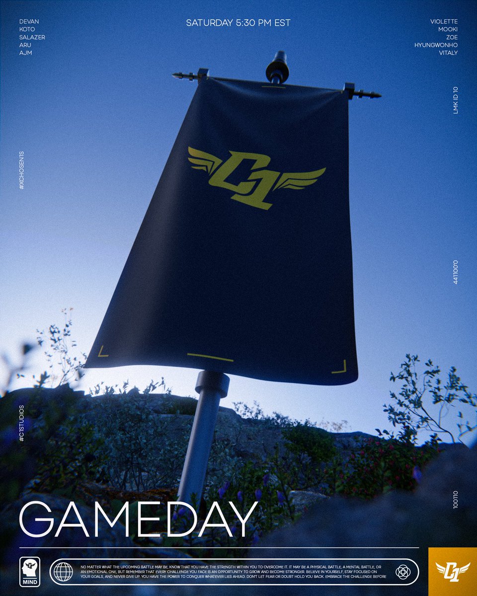 xChosen1s's tweet photo. ⚜️GAME DAY⚜️

It’s time! Today both rosters will
be competing in @KnightsArena tune in for the debut of C1 Black! 

⏰ : 4pm EST 
📺 : Streams below!⬇️

#C1WIN👑 https://t.co/DpprhsqIpx