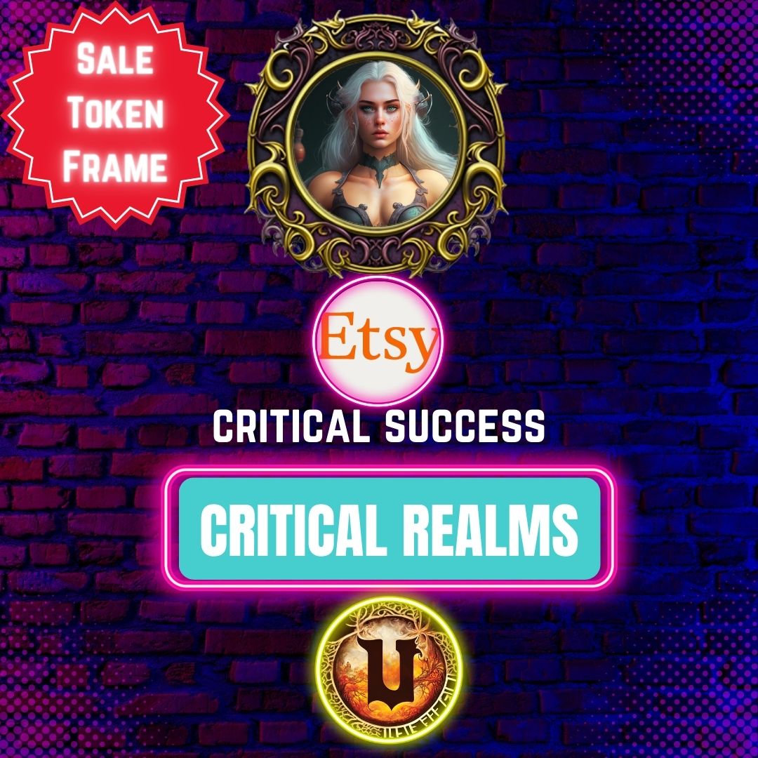 critical_realms's tweet photo. Sale ends soon. Get New Token Frames for YOUR VTT https://t.co/nYPYw1ssm6 #TokenFrames #digitaltokens #dnd5e #pathfinder #vtt #virtualtabletop #roll20 #foundryvtt #fantasygrounds #alchemyvtt #dndartist #dnd #fyp https://t.co/yMTu8rOU2N
