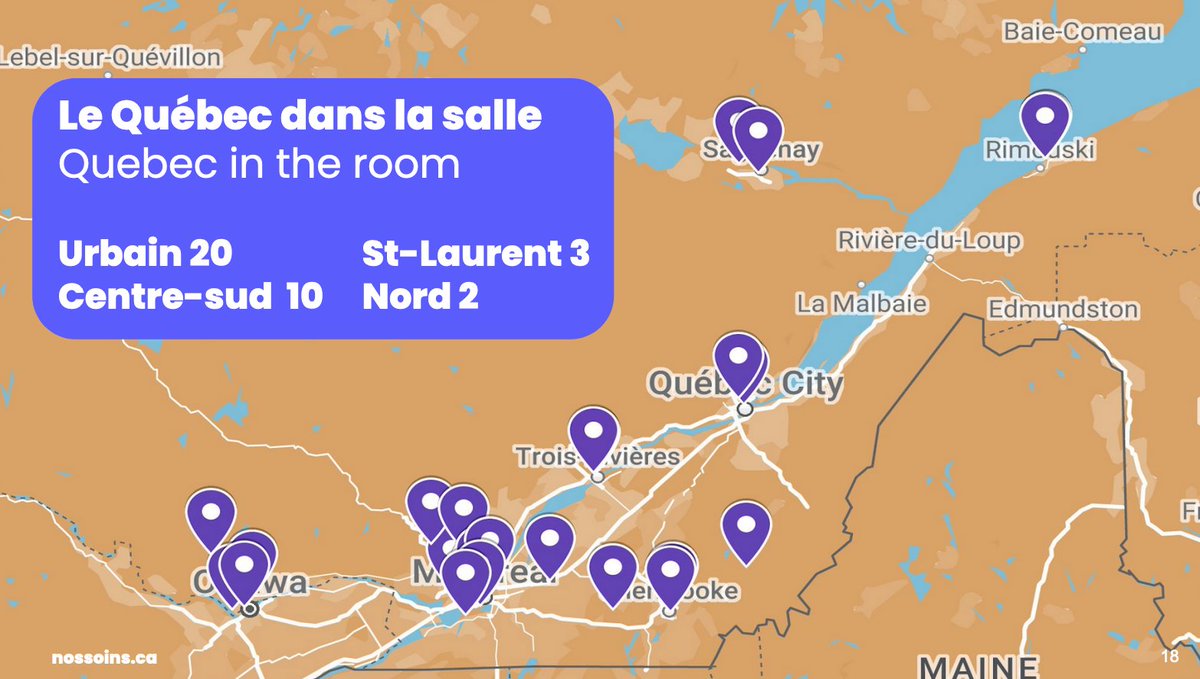 Tara Kiran (@tara_kiran) on Twitter photo Delighted today to launch the #OurCare Quebec Priorities Panel✨
We randomly selected 35 people who reside in Quebec and roughly represent the province's demographics
They will spend 30+ hrs learning and deliberating then making recommendations for a better #primarycare system Delighted today to launch the #OurCare Quebec Priorities Panel✨
We randomly selected 35 people who reside in Quebec and roughly represent the province's demographics
They will spend 30+ hrs learning and deliberating then making recommendations for a better #primarycare system