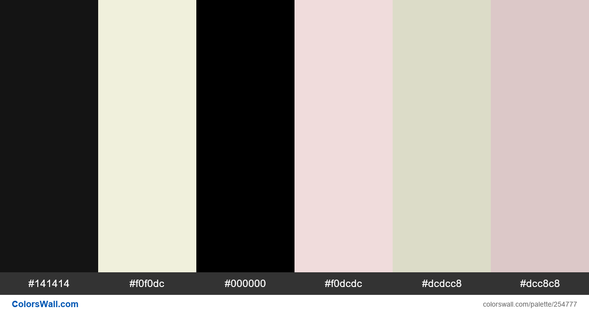 colorswall's tweet image. Alphabet geometric futurist futurism hex colors #141414, #f0f0dc, #000000, #f0dcdc, #dcdcc8, #dcc8c8 #colors #palette colorswall.com/palette/254777