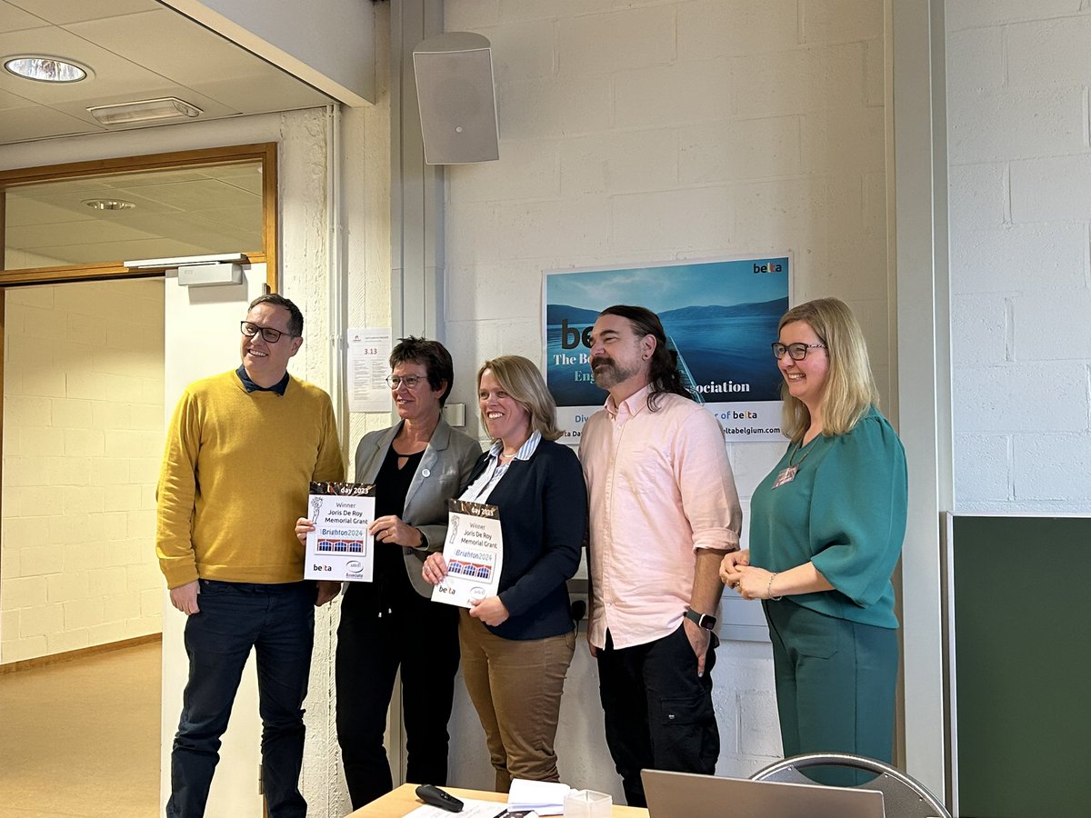 BrunoLeys's tweet photo. The greatest prize to win. The Joris De Roy memorial grant, which allows two people to attend iatefl2024 for free #beltaday23 https://t.co/NmdksvgL9O