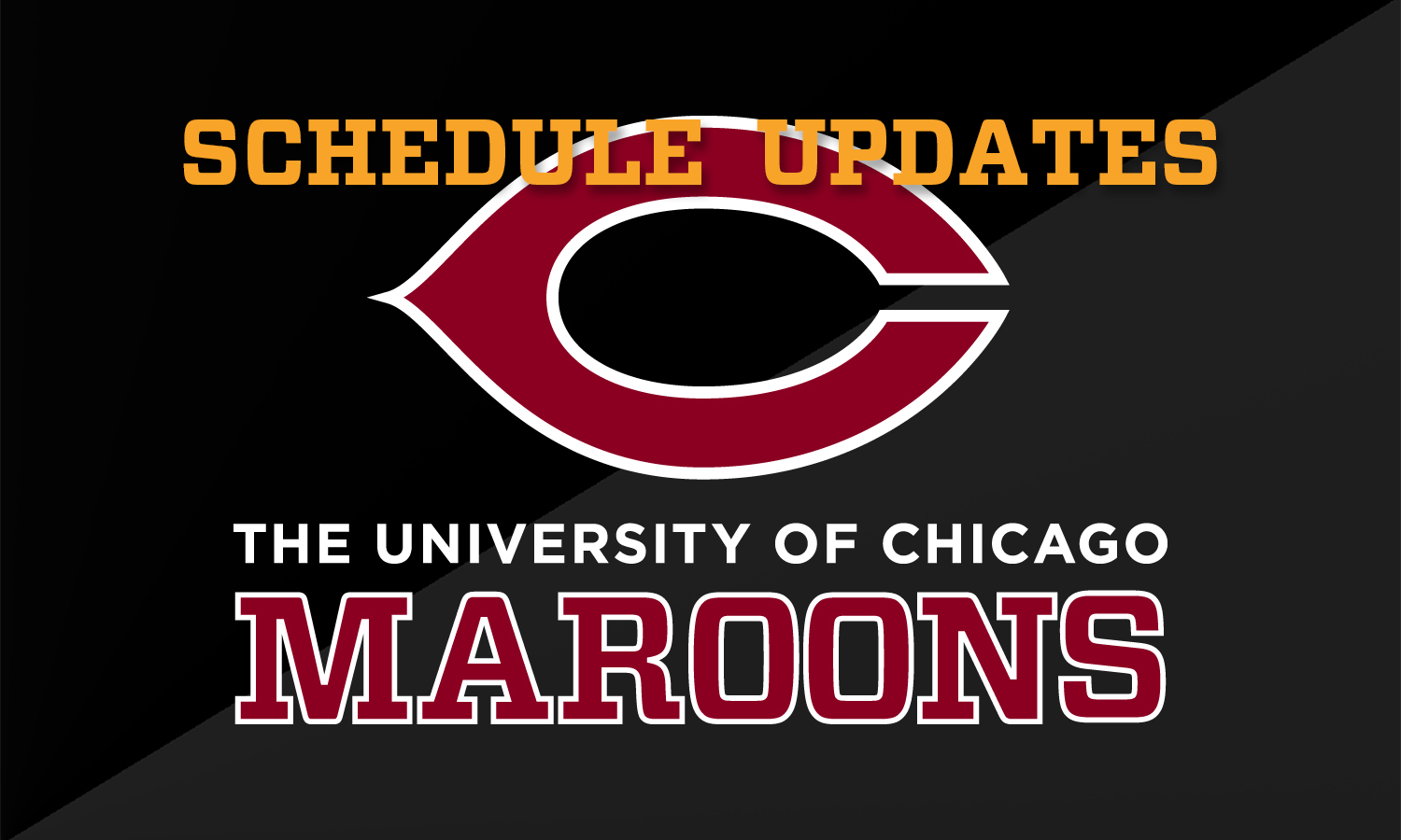 University of Chicago Athletics on Twitter: "SCHEDULE UPDATE: This