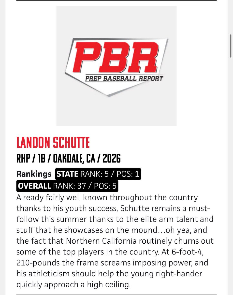 Thank you @PBR_California for the write up! @padres15u