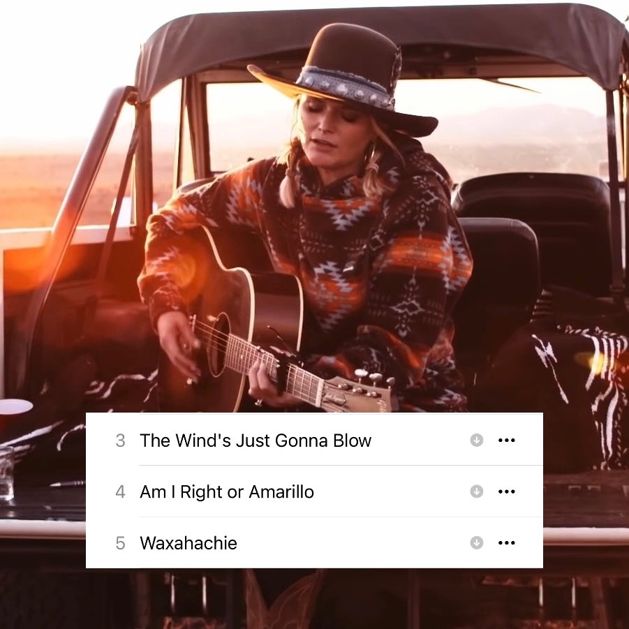 ranfancentral's tweet photo. Everyone knows I’m a Crazy Ex-Girlfriend tracks 5-7 girlie but I will also never shut up about The Marfa Tapes chronologically detailing a story UNTIL Waxahachie only for Palomino to update the story FROM Waxahachie to present day.

NOBODY can sequence like Miranda. https://t.co/tTJHo28o2N