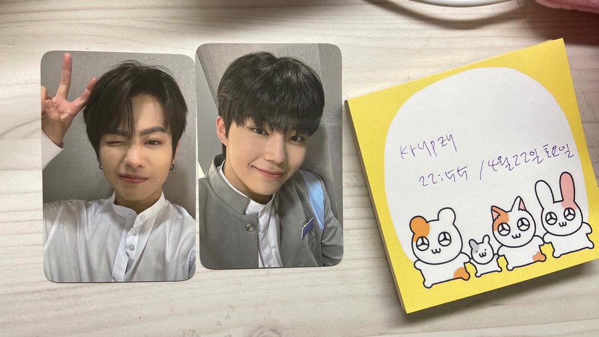 aisadatez's tweet photo. #kryptoupdates | re: kr claims b15
— boys planet gunwook & keita cgv photocards
📓. . . paid and secured already! seller will ship this on monday. will provide updates on this thread!
claimer : @all4yul & @gae4ryu https://t.co/2bv9zXAT0q