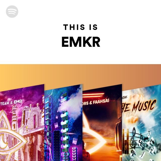 Congratulations to <a href="/emkrmusic/">EMKR</a> for getting their official Spotify playlist! Proud to be a part of their continued journey and see our releases on the cover!