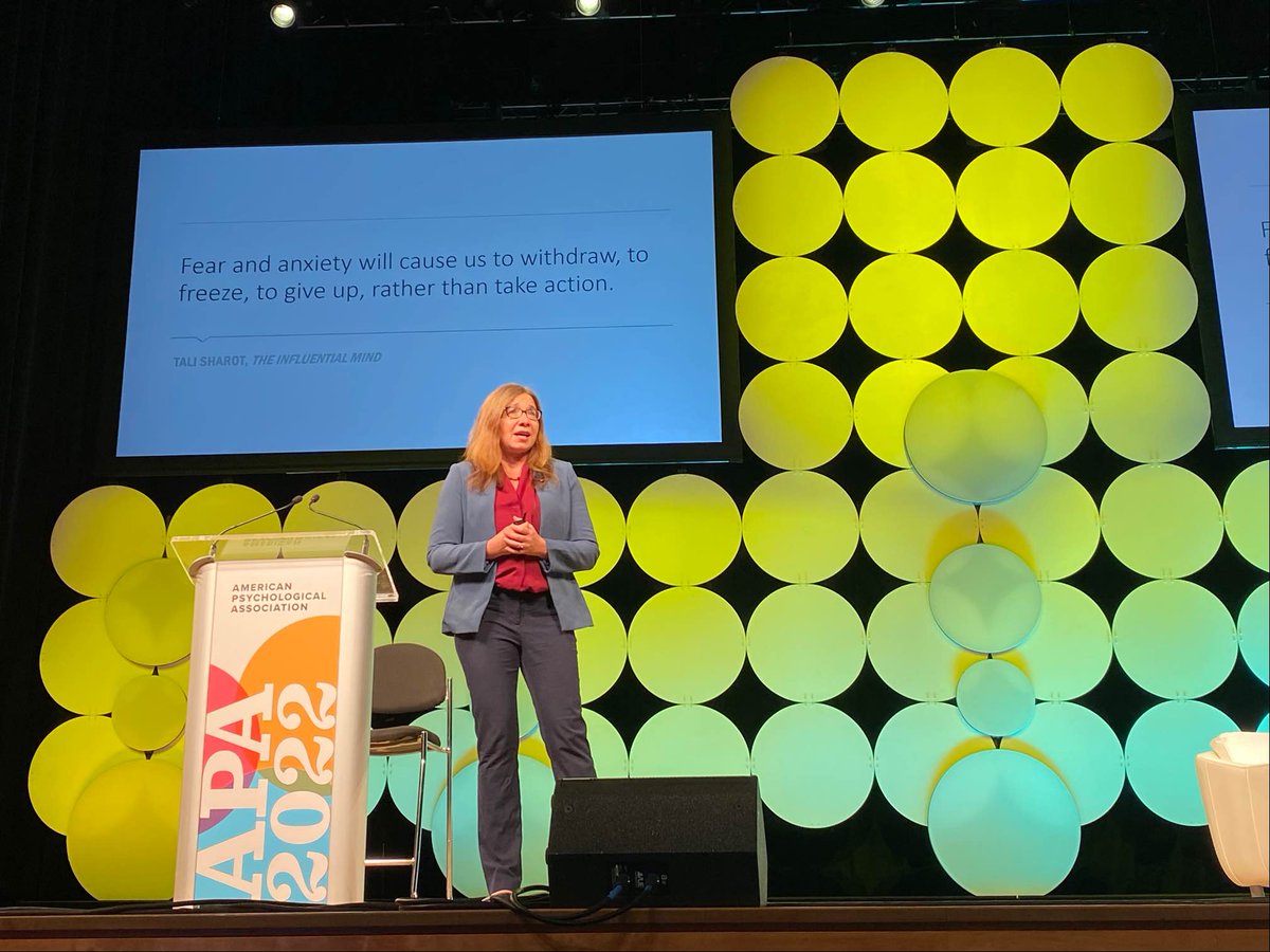 APA's tweet image. Why do we need psychology in the fight against climate change? Experts came together last summer on our #APA2022 Main Stage for an eye-opening discussion. #EarthDay 🌍 

▶️ youtube.com/watch?v=AGFzzt…