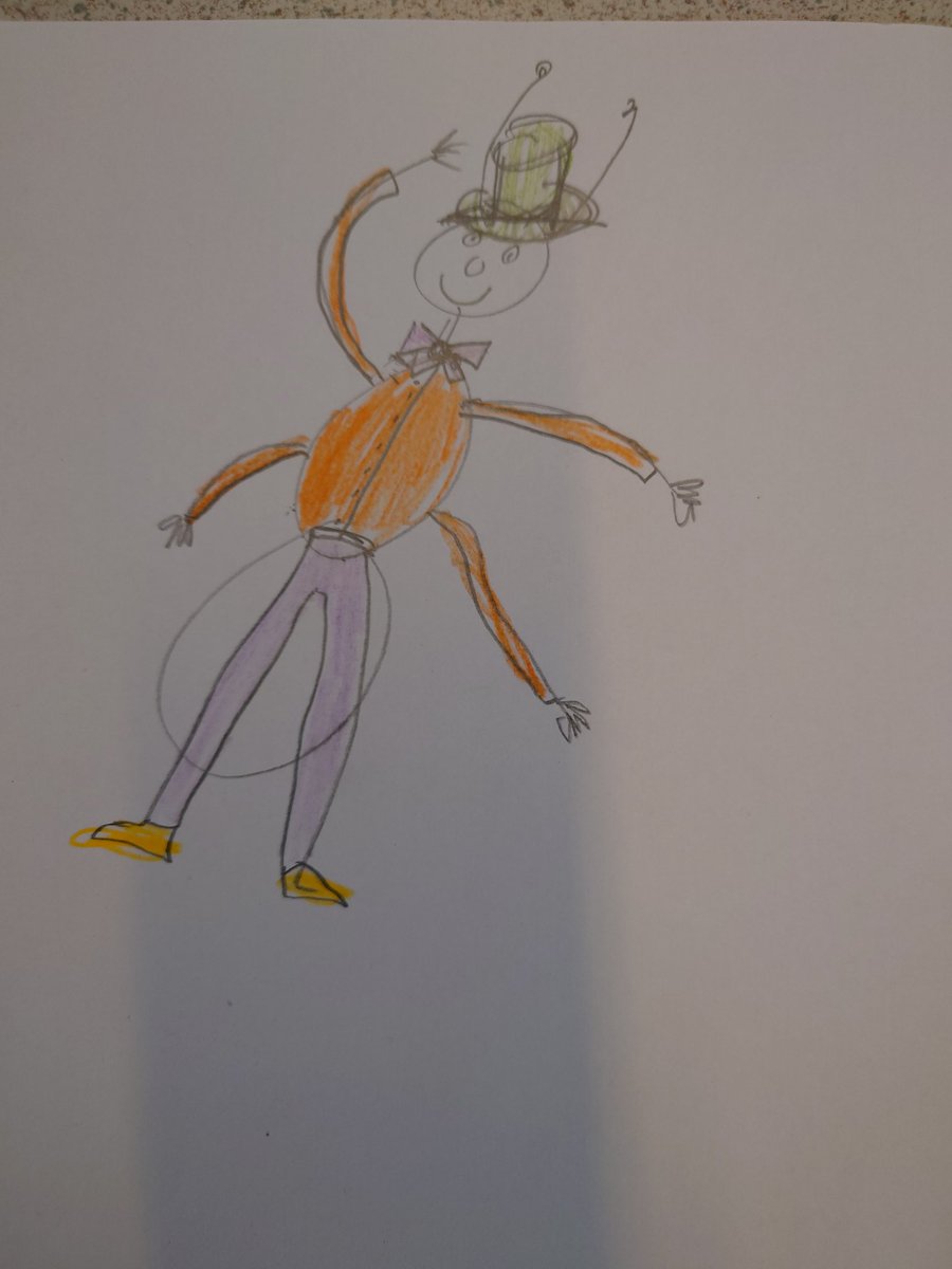 Not how I see myself, but rather someone's drawing of themselves as an ant here <a href="/TheStoryMuseum/">The Story Museum</a> today
#TheWildEscape #EarthDay