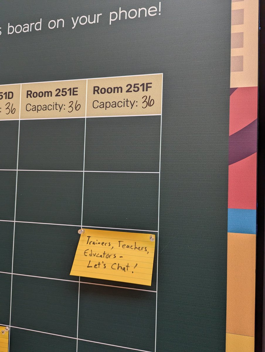 RedRivetStudios's tweet photo. If you're an educator or interested in being one for Python or anything related to it, come meet up at the open space session 251F this morning to chat, trade tips, share experiences or just hang out! #PyConUS #PyConUS2023 https://t.co/d3mcATD120