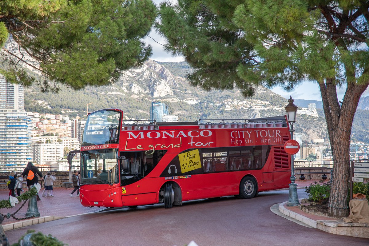 MonacoGrandTour's tweet photo. Hop on board our double-decker bus for a panoramic tour of Monaco! Enjoy the breathtaking views and learn about the city's history 🚌 https://t.co/ast4zNSpSA