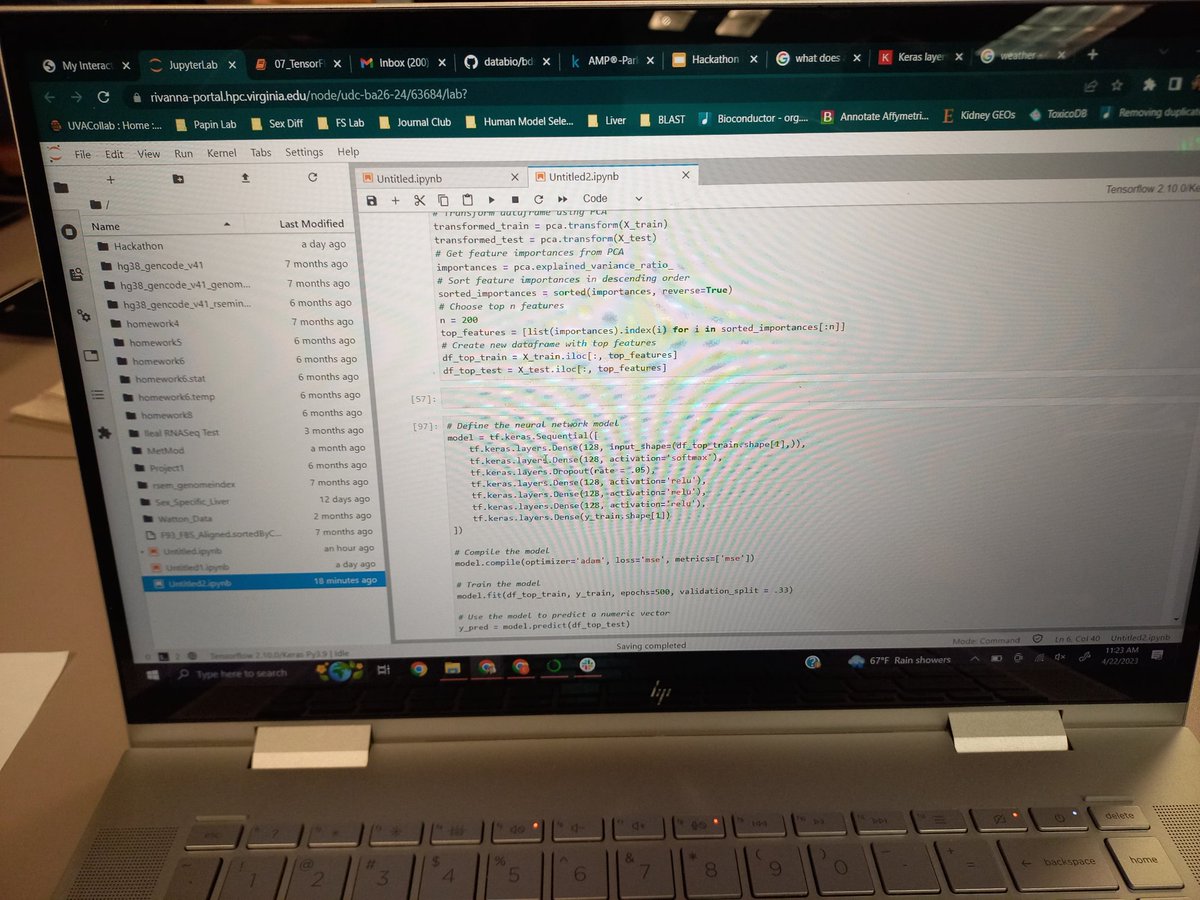 uva_sbds_tg's tweet photo. We are using neural nets to predict gene expression data on an omics level from chromatin accessibility! Ask more to the Papins team ! @EmmaGlass33 @papinsysbio @Joe_Ficarrota @Conor_Moore @Will_Shao https://t.co/yr8WhIrWXd