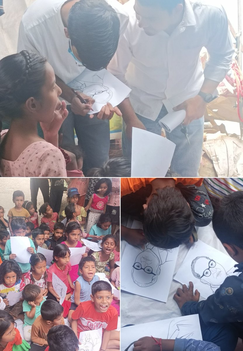 nss_lc1's tweet photo. OUR VOLUNTEERS FROM PROJECT PRAYAS OBSERVED DR. B. R. AMBEDKAR'S BIRTH ANNIVERSARY IN OUR ADOPTED VILLAGE.

#ambedkarjayanti 
#nssrd 
#nssrddelhi 
#nsslc1 
#projectprayas https://t.co/ztqdk6Obfz
