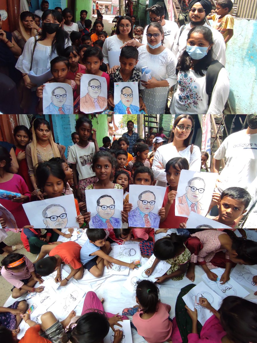 nss_lc1's tweet photo. OUR VOLUNTEERS FROM PROJECT PRAYAS OBSERVED DR. B. R. AMBEDKAR'S BIRTH ANNIVERSARY IN OUR ADOPTED VILLAGE.

#ambedkarjayanti 
#nssrd 
#nssrddelhi 
#nsslc1 
#projectprayas https://t.co/ztqdk6Obfz