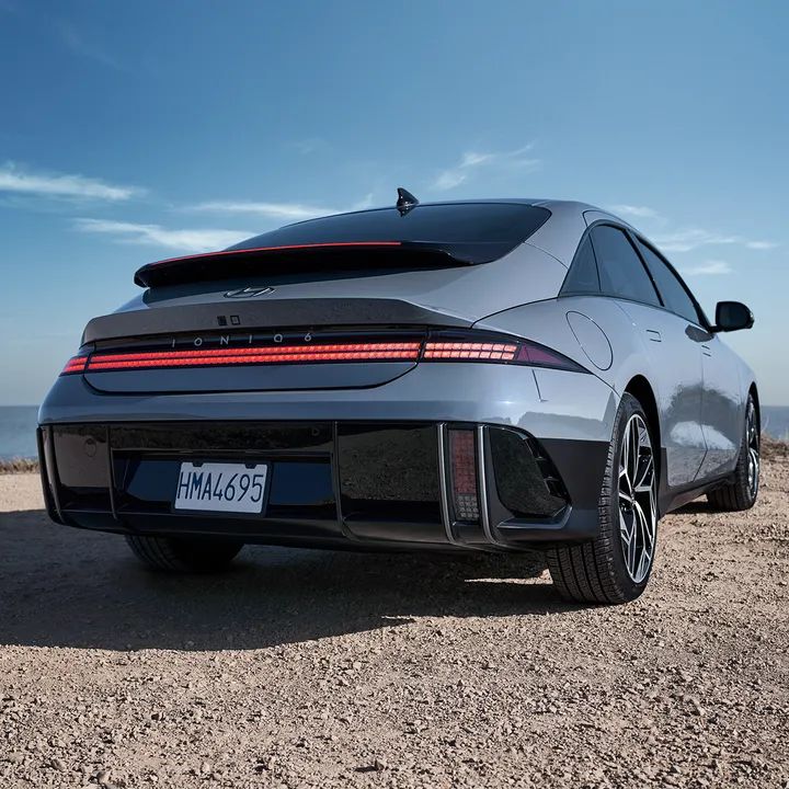 Make every day a beach day with the all-electric Hyundai IONIQ 6. 
2023 IONIQ 6 available in extremely limited quantities in select states only. Contact your Hyundai dealer for availability details. 2023 Hyundai IONIQ 6 Limited AWD preproduction model with optional features shown