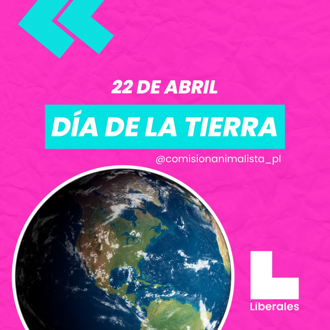 comanimalistapl's tweet photo. Hoy 22 de abril se conmemora el Día de la Tierra, día que busca crear una mayor conciencia con respecto a los problemas medioambientales que afectan al planeta. Cuidar la biodiversidad es nuestra responsabilidad 💚 @Liberales_Chile https://t.co/hRGxXCOcvP
