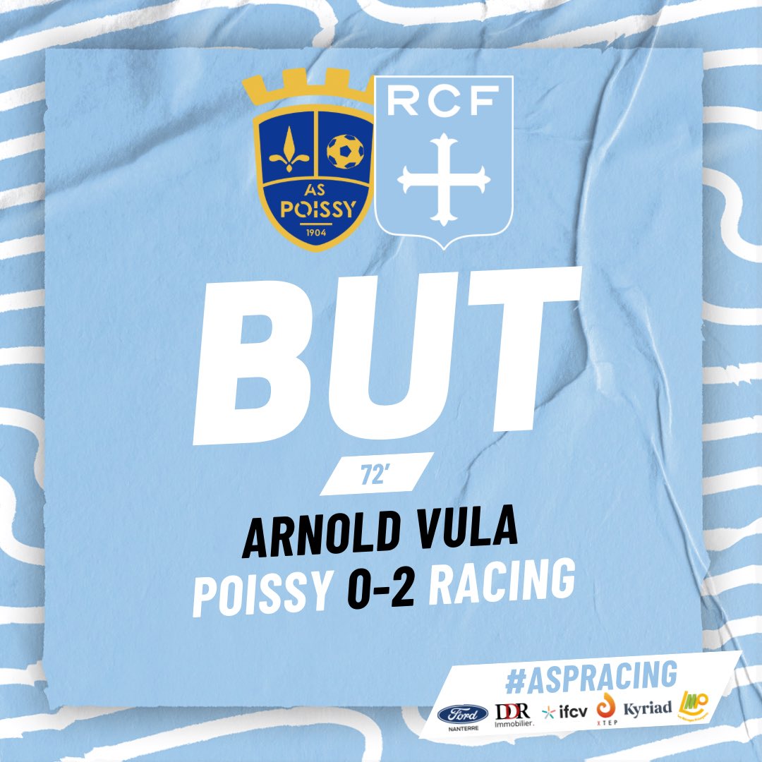 racing_cff's tweet photo. ⏱️ 72' | ⚽️ BUUUUUUT POUR LE RACING !!! ARNOLD VULA TRANSFORME SON PENALTY !
#ASPRacing 0️⃣-2️⃣ | #AllezRacing https://t.co/7gy6nleeNM