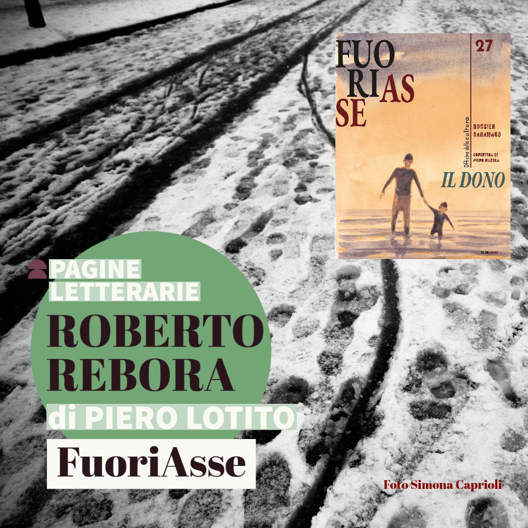 FuoriAsse's tweet photo. Pagine Letterarie: Roberto Rebora - Poesie 1932-1991
di Piero Lotito
https://t.co/KepnYkV4QZ https://t.co/HQlShJcP3t